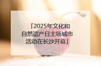 2025年文化和自然遗产日主场城市活动在长沙开幕